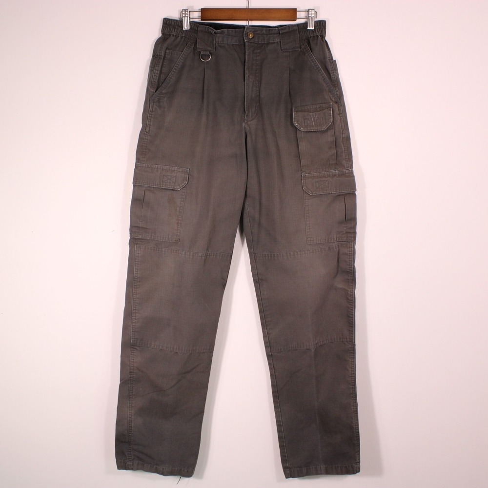 Propper Jeans Mens 34/36 Gray Cargo‎ Ripstop Military Tactical Pants, Fits 31x34
